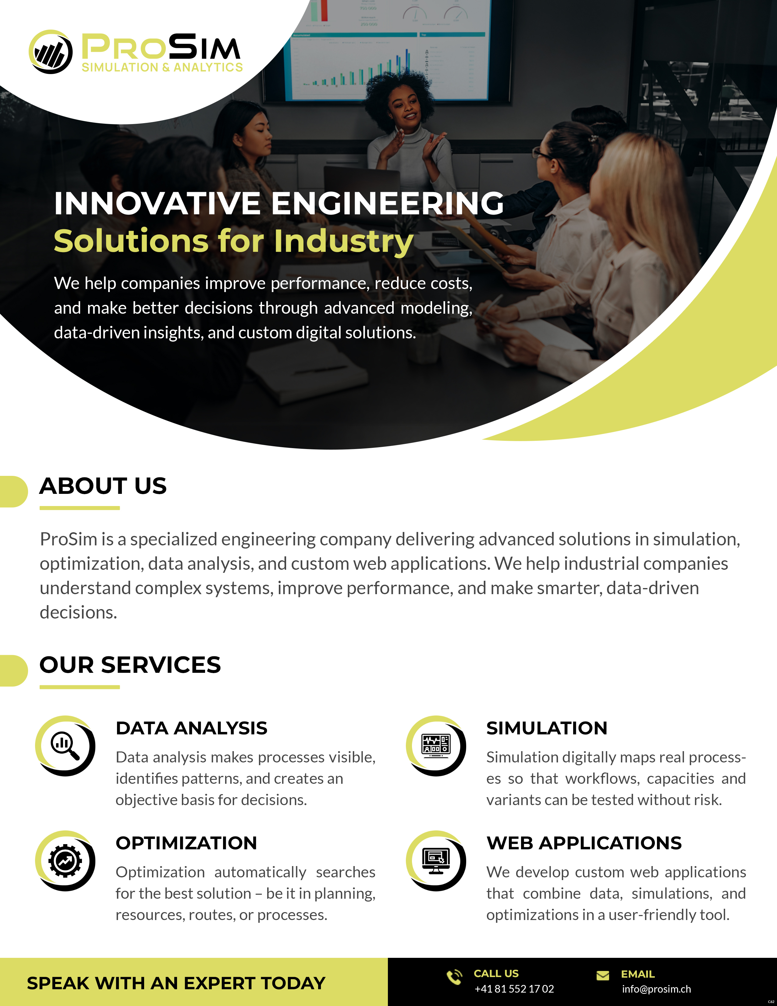 Flyer Design by pb for ProSim GmbH | Design #37097707