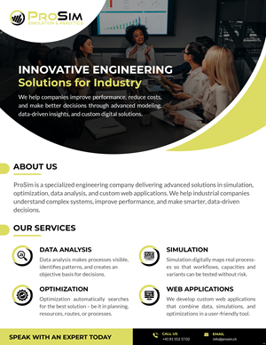 Flyer Design by pb for ProSim GmbH | Design: #37097707