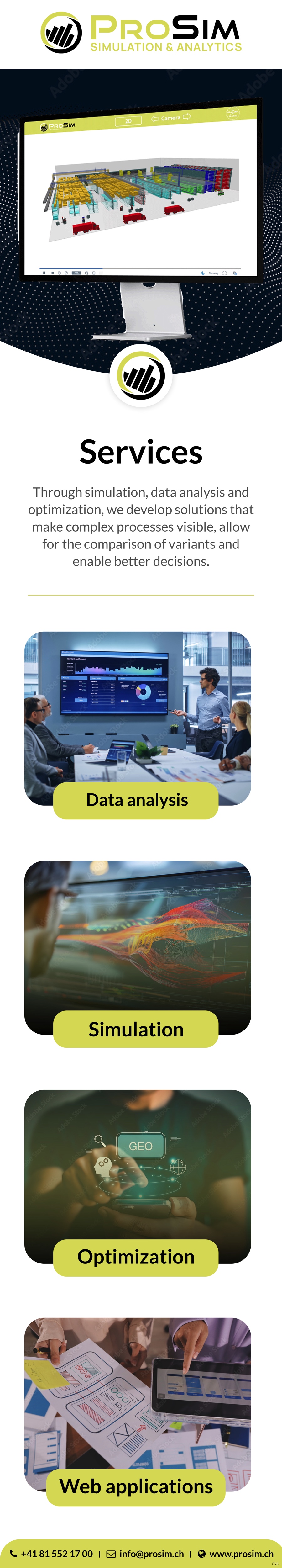 Flyer Design by pb for ProSim GmbH | Design #37097720