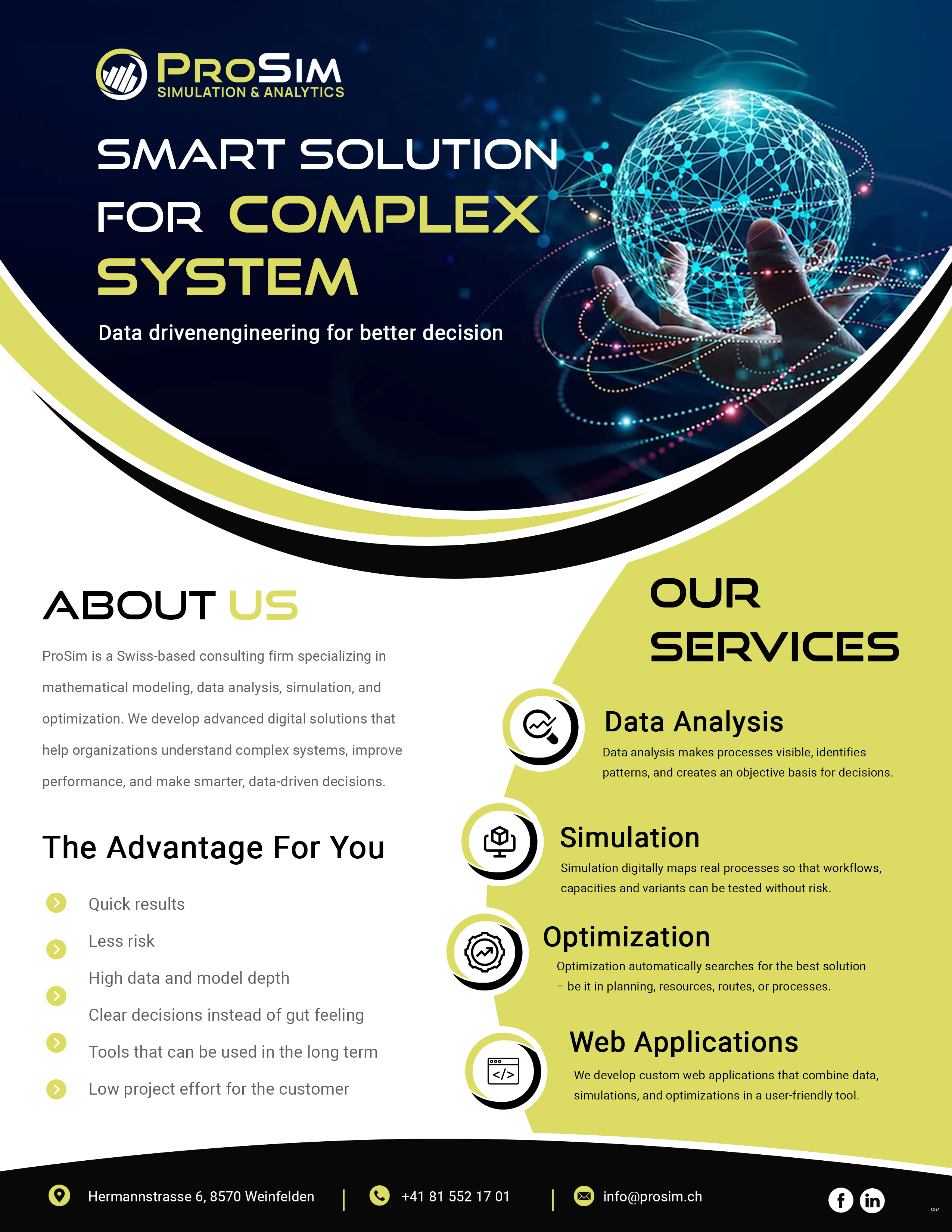 Flyer Design by pb for ProSim GmbH | Design #37097723