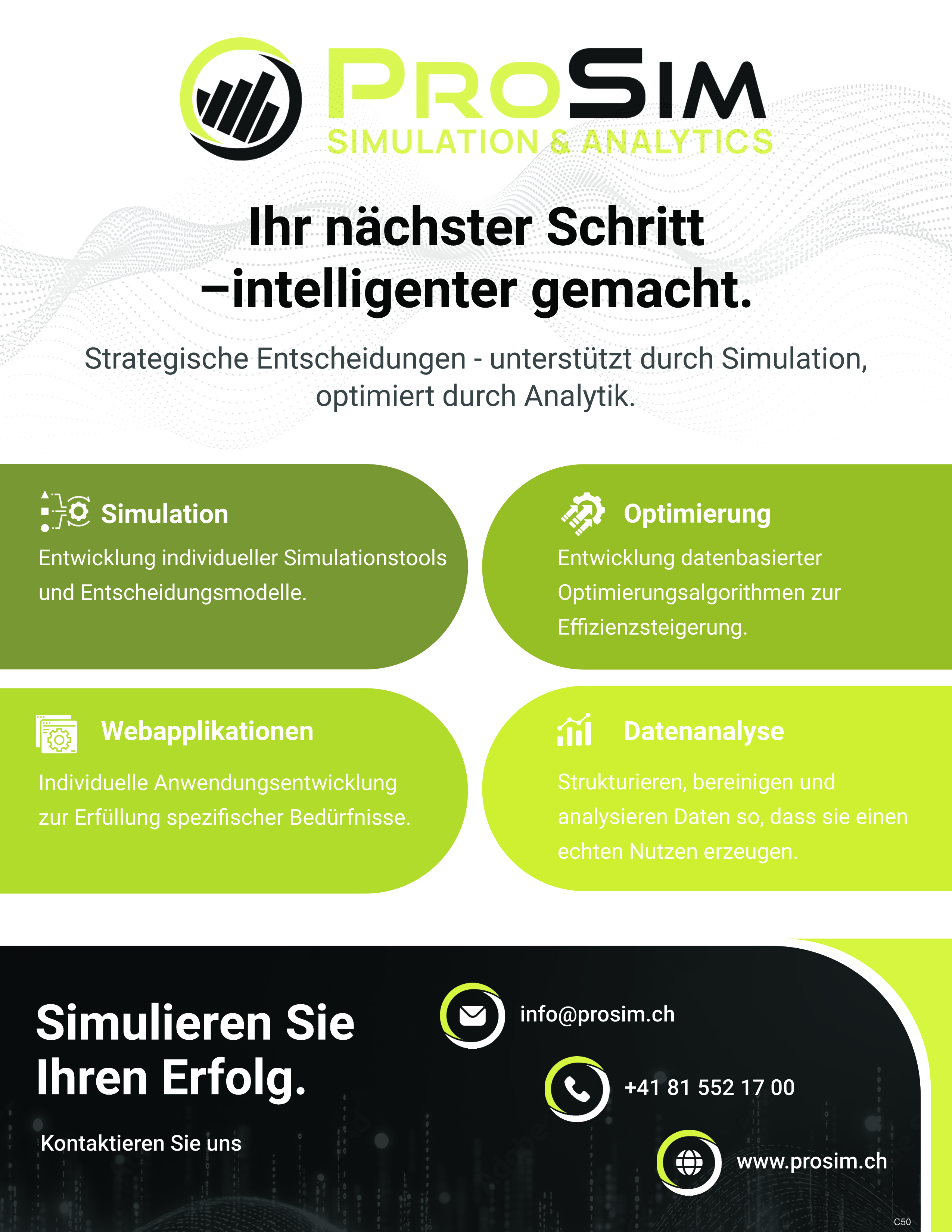 Flyer Design by pb for ProSim GmbH | Design #37097724