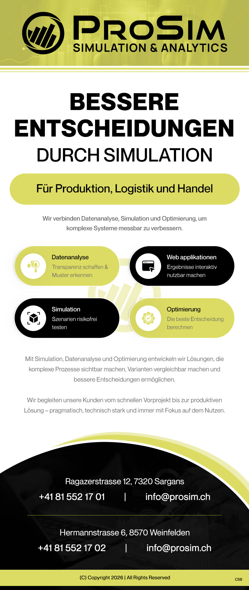 Flyer Design by pb for ProSim GmbH | Design #37097726
