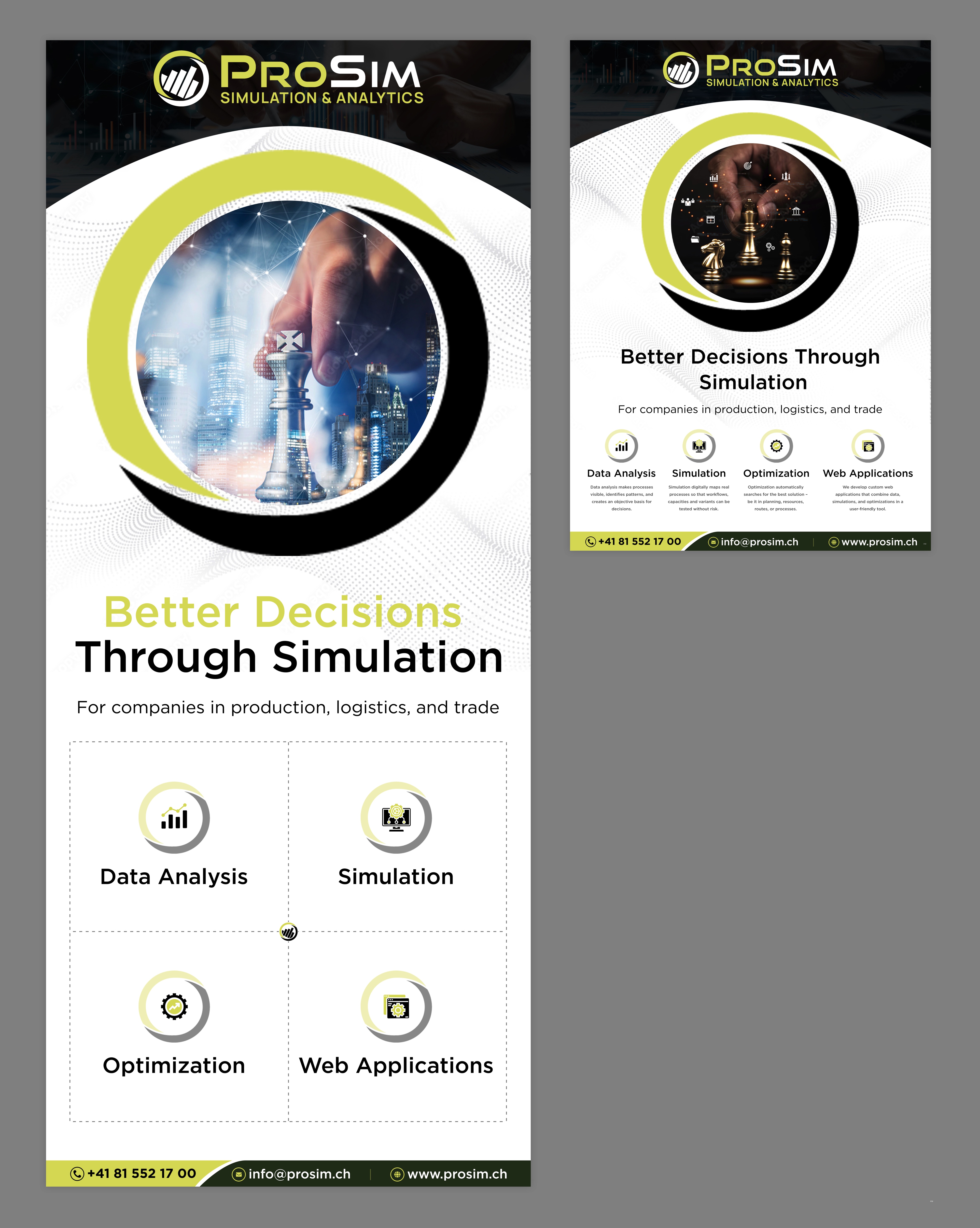 Flyer Design by pb for ProSim GmbH | Design #37097727