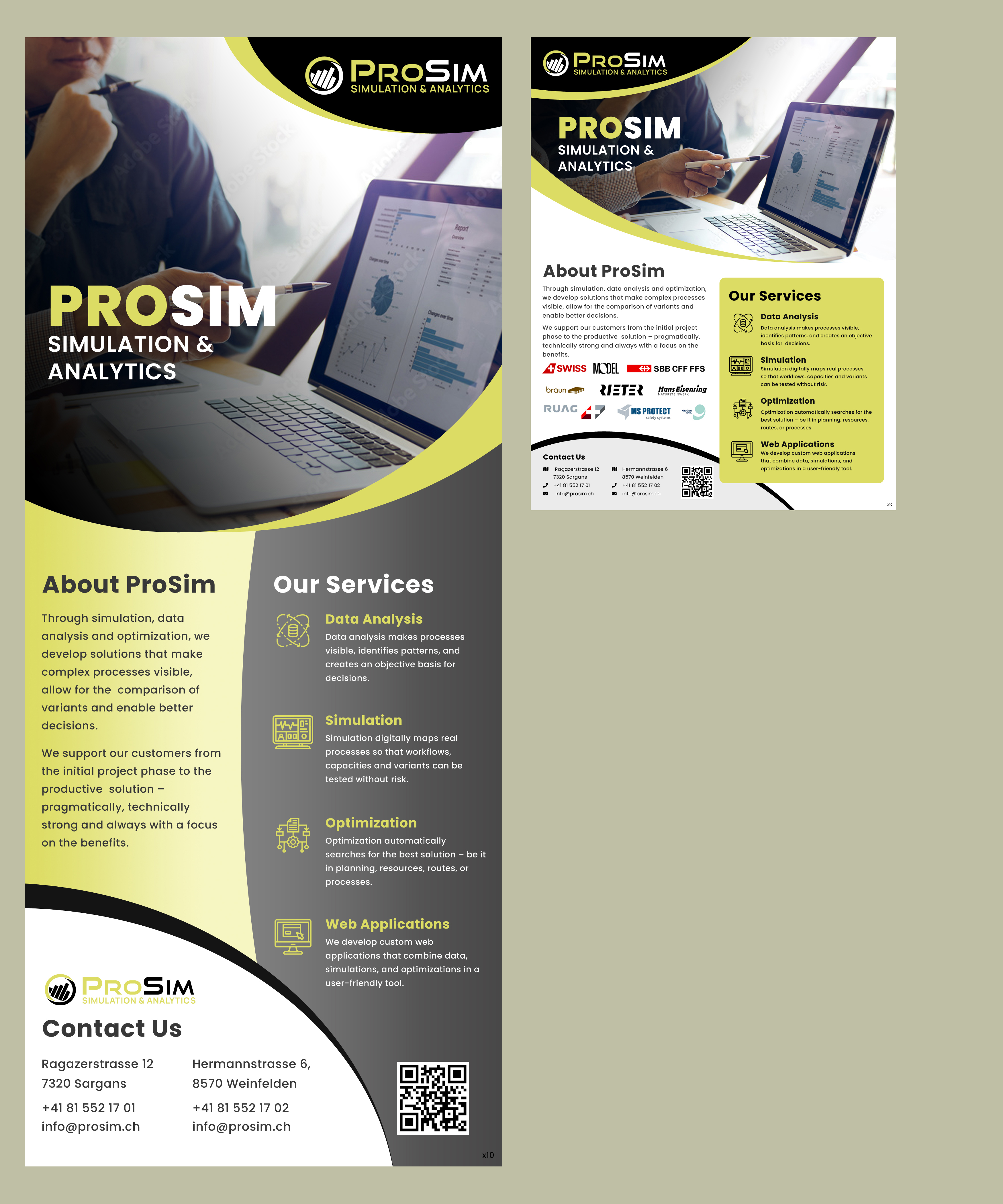 Flyer Design by pb for ProSim GmbH | Design #37097729