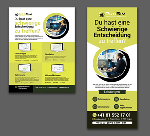 Flyer Design by debdesign for ProSim GmbH | Design: #37095997