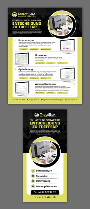 Flyer Design by debdesign for ProSim GmbH | Design: #37096980