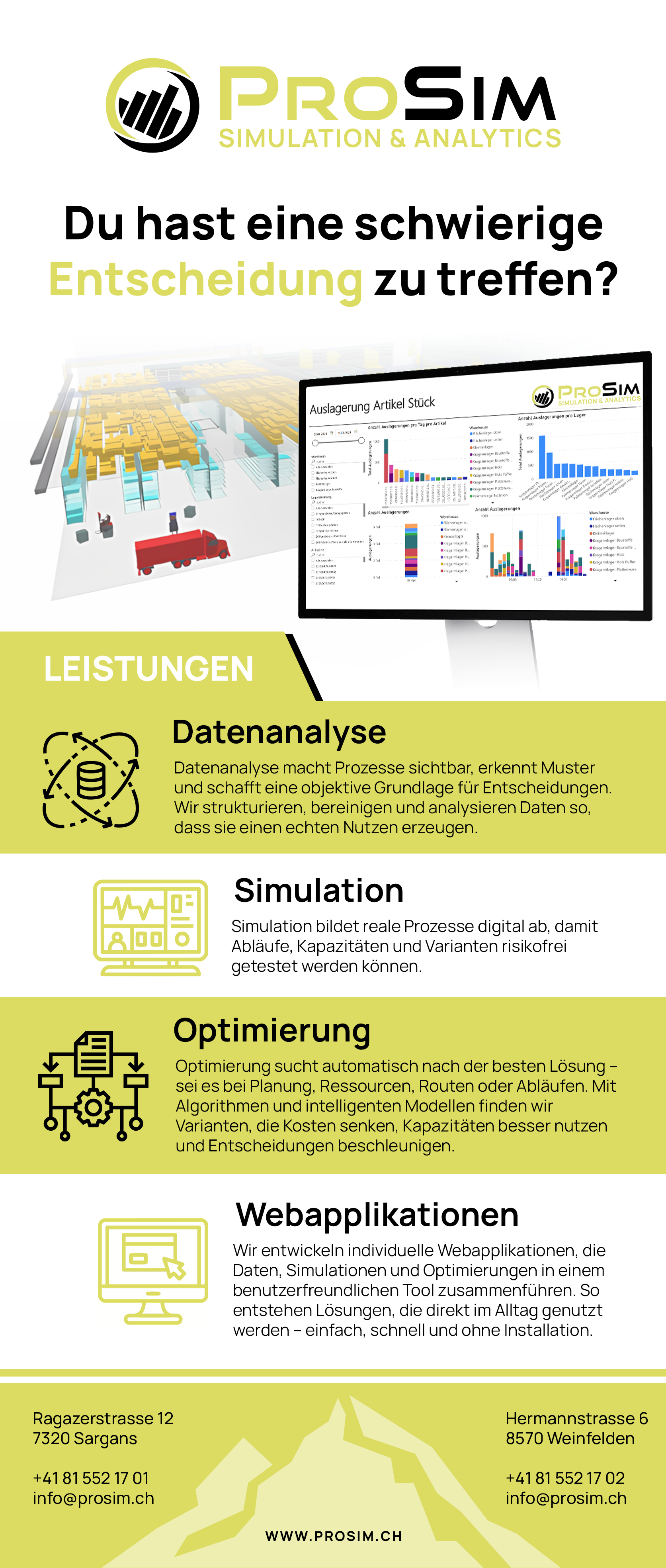 Flyer Design by Hristo Itchov for ProSim GmbH | Design #37098745