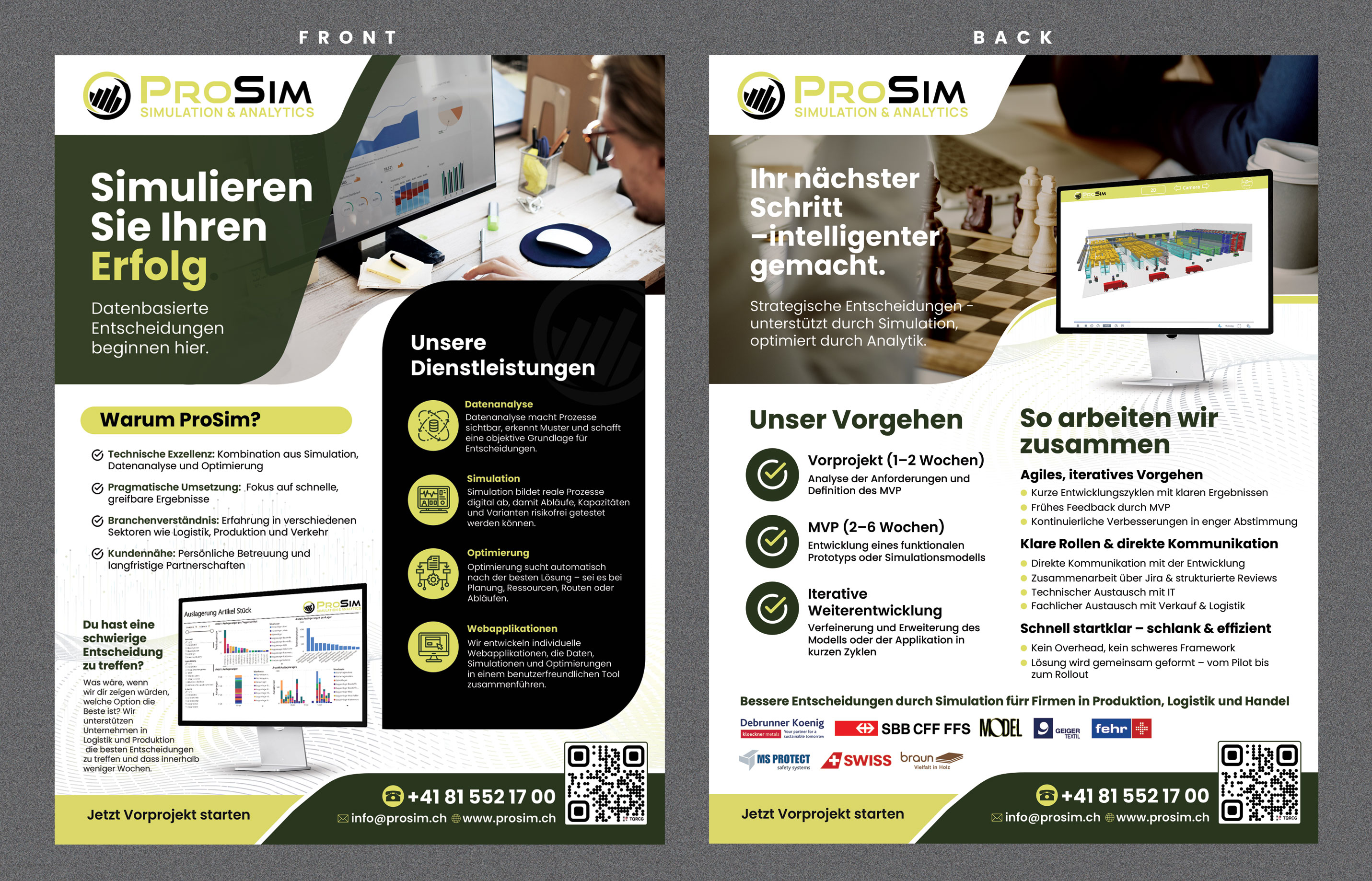 Flyer Design by Stan$oul for ProSim GmbH | Design #37095007