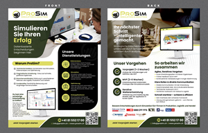 Flyer Design by Stan$oul for ProSim GmbH | Design: #37095007