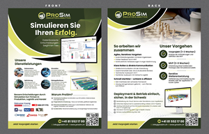 Flyer Design by Stan$oul for ProSim GmbH | Design: #37095489