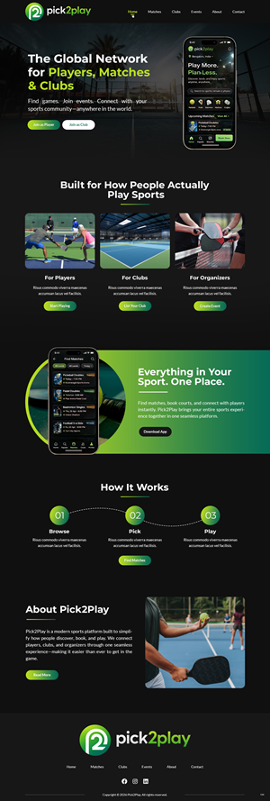 Web Design by pb for this project | Design: #37097693