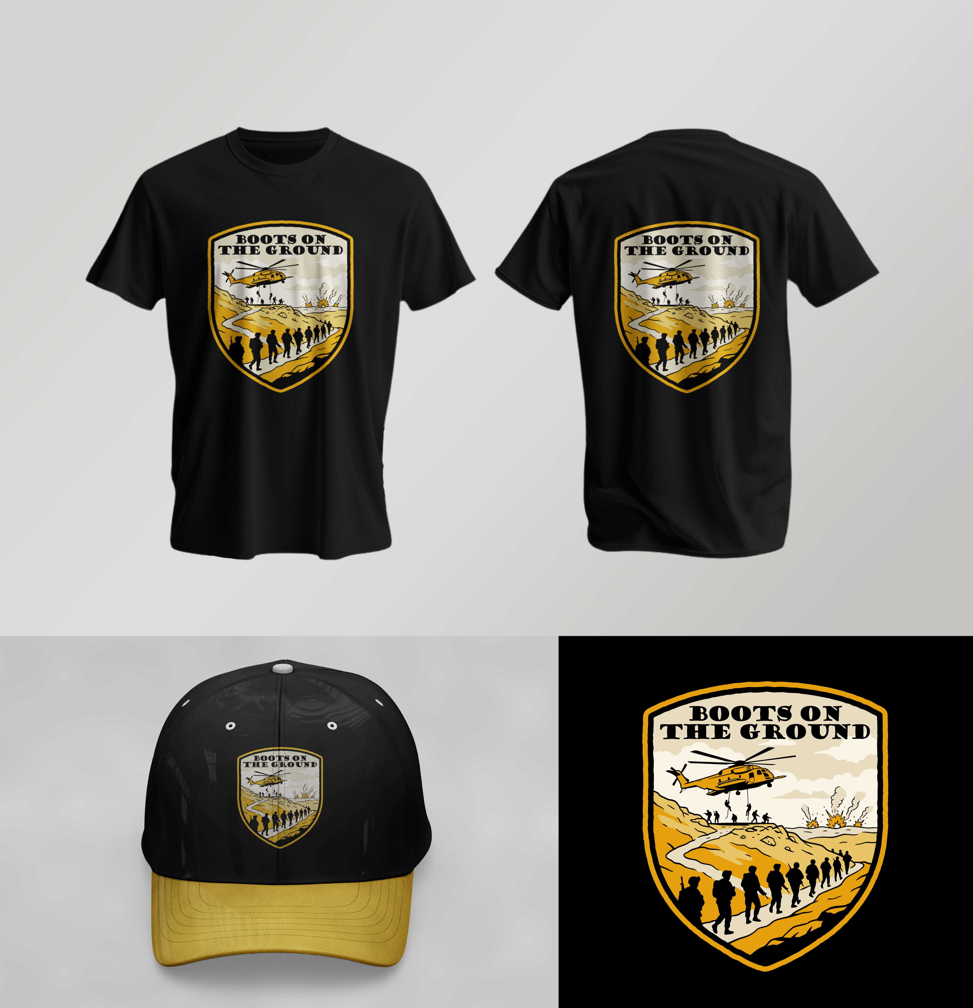 Bekleidung-Design von Designz Zone für Devil Dog Warrior | Design #37102081