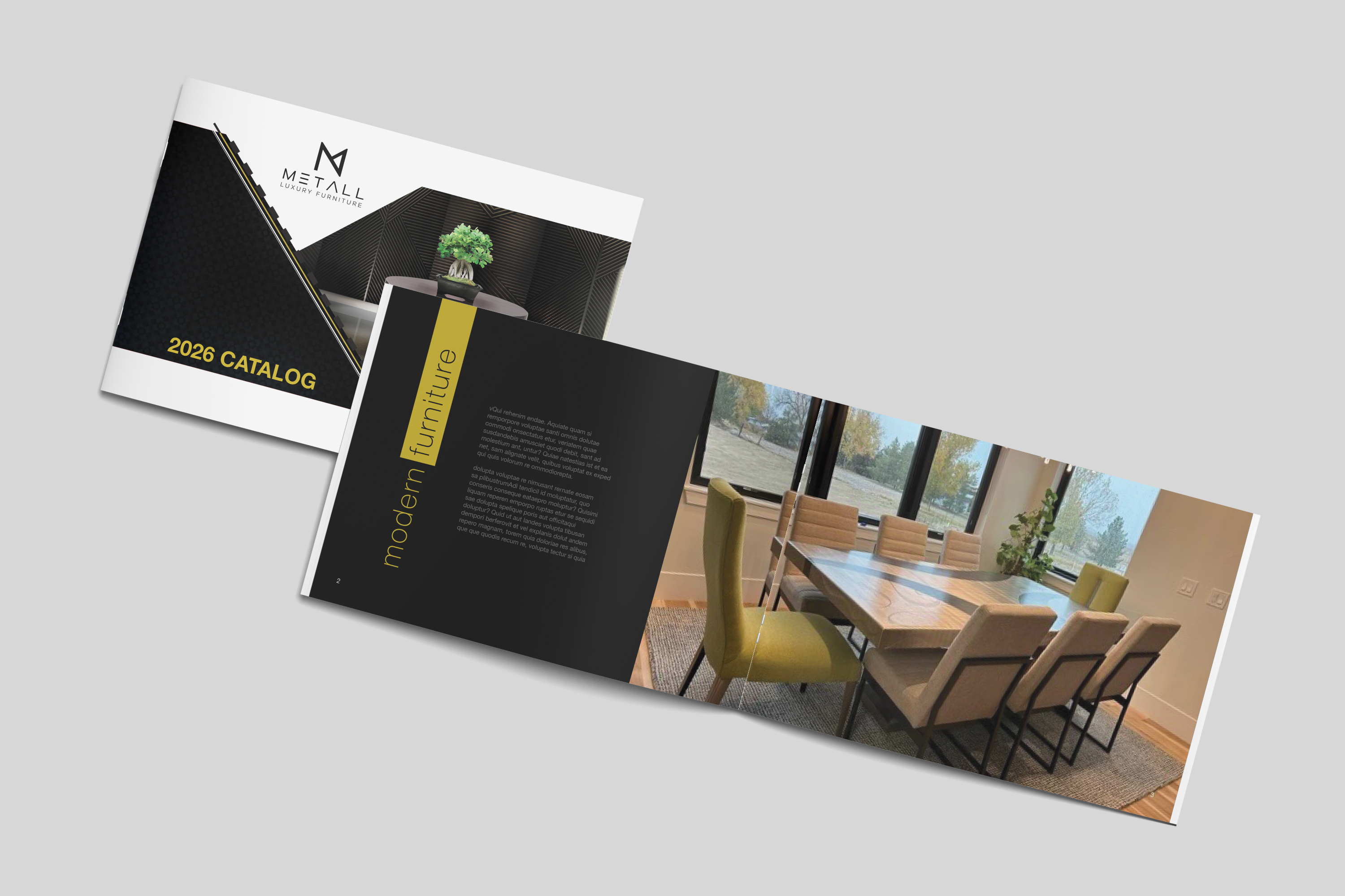 Merchandize Design by Louie Fuentes | Manobo Graphic Design Services for Metall Furniture  | Design #37136488