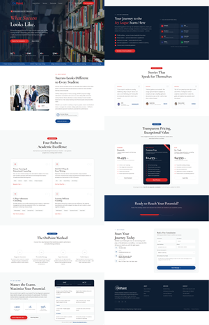 Web Design by TM Kreatif for Onpoint Prep | Design: #37121520