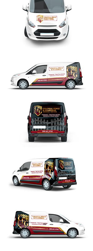 Van &amp; Truck Wraps for Commercial Fence Company in Massachusetts