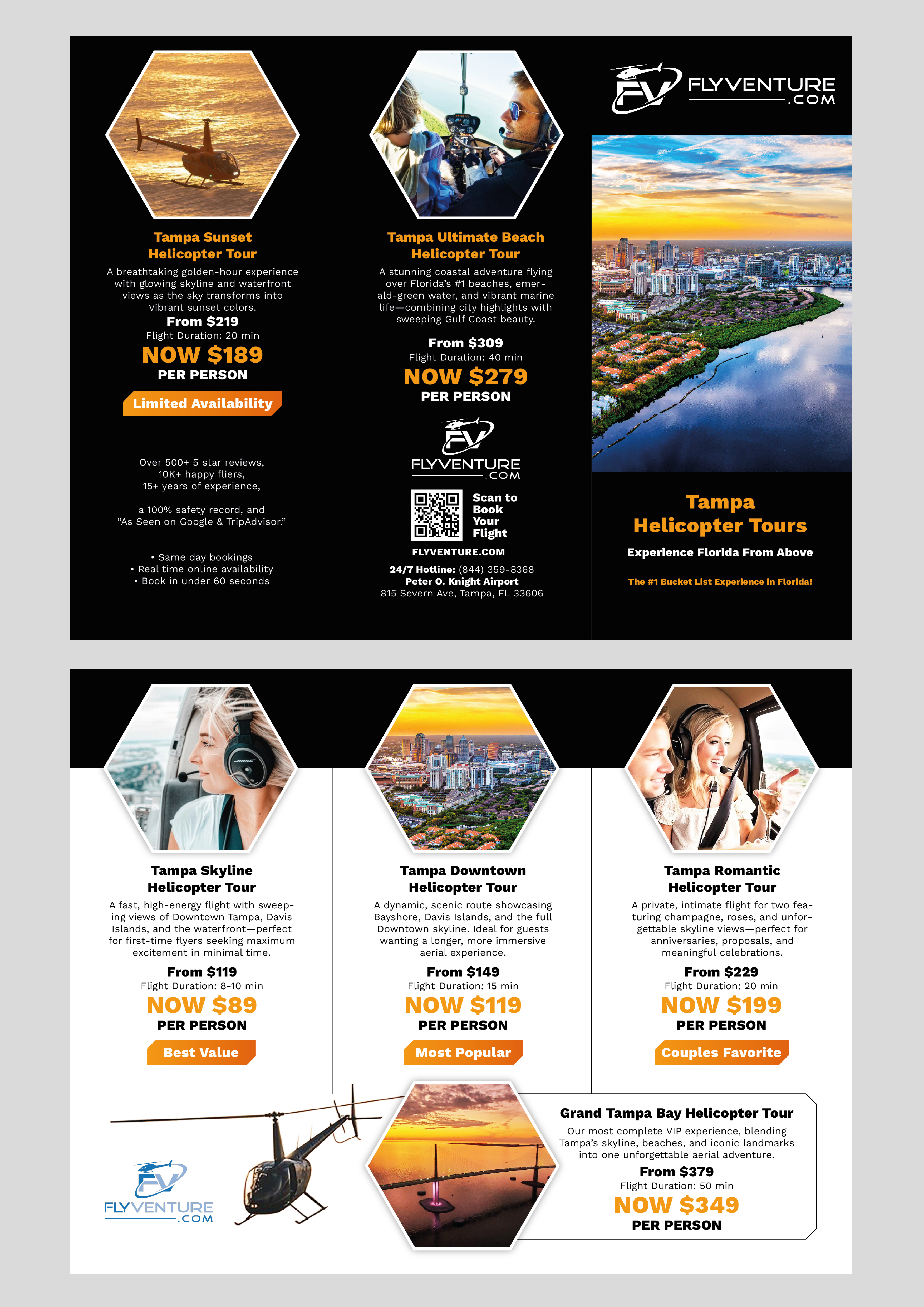 Flyer Design by MarkoE for flyVENTURE, LLC | Design #37112004