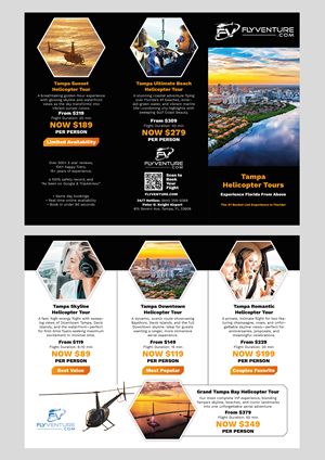 Flyer Design by MarkoE for flyVENTURE, LLC | Design #37112004