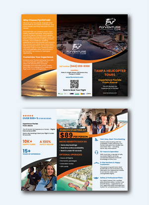 Flyer Design by Talha Ahmad for flyVENTURE, LLC | Design #37111620