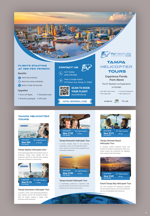Flyer Design by pb for flyVENTURE, LLC | Design: #37112216