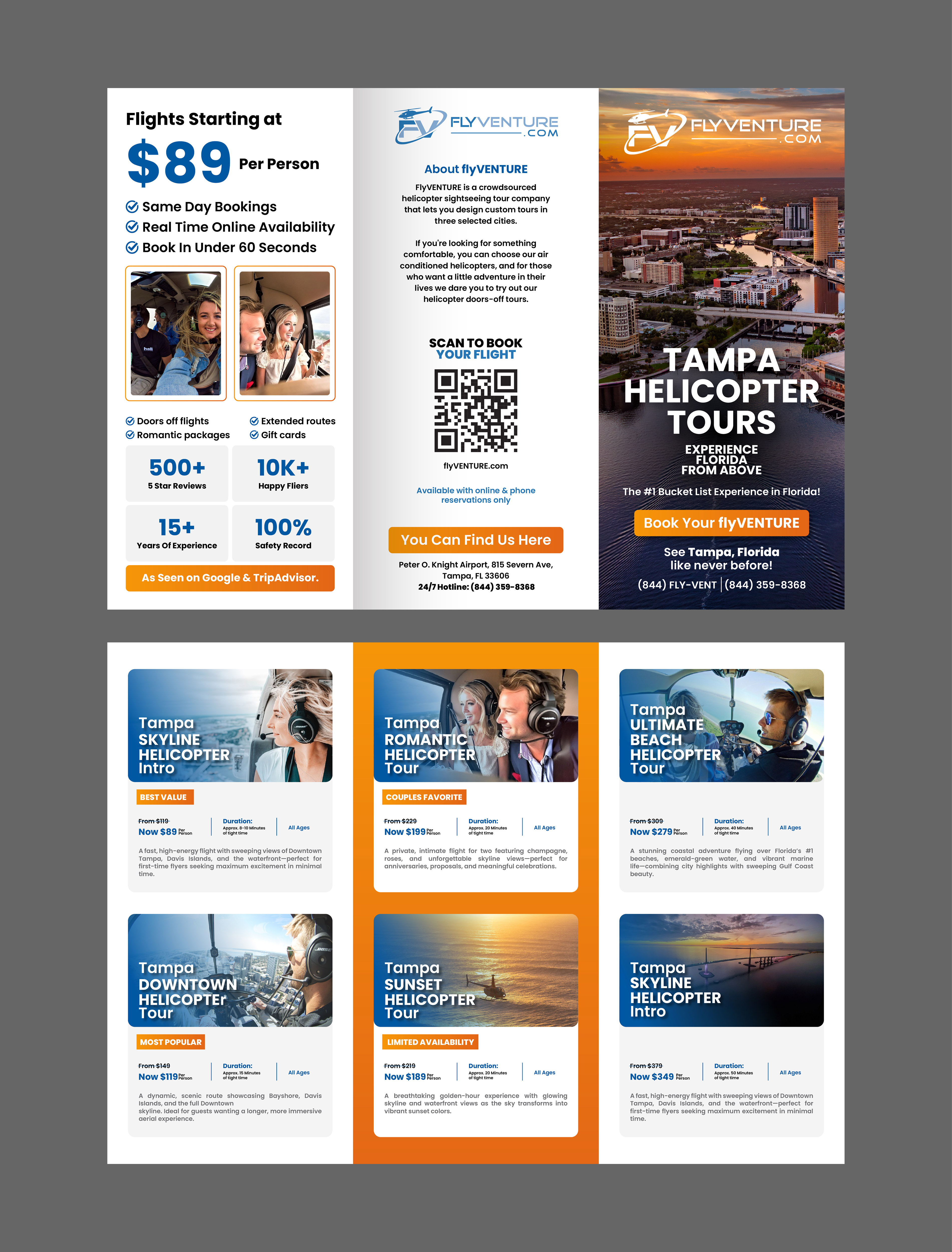 Flyer Design by 3Guys for flyVENTURE, LLC | Design #37105815