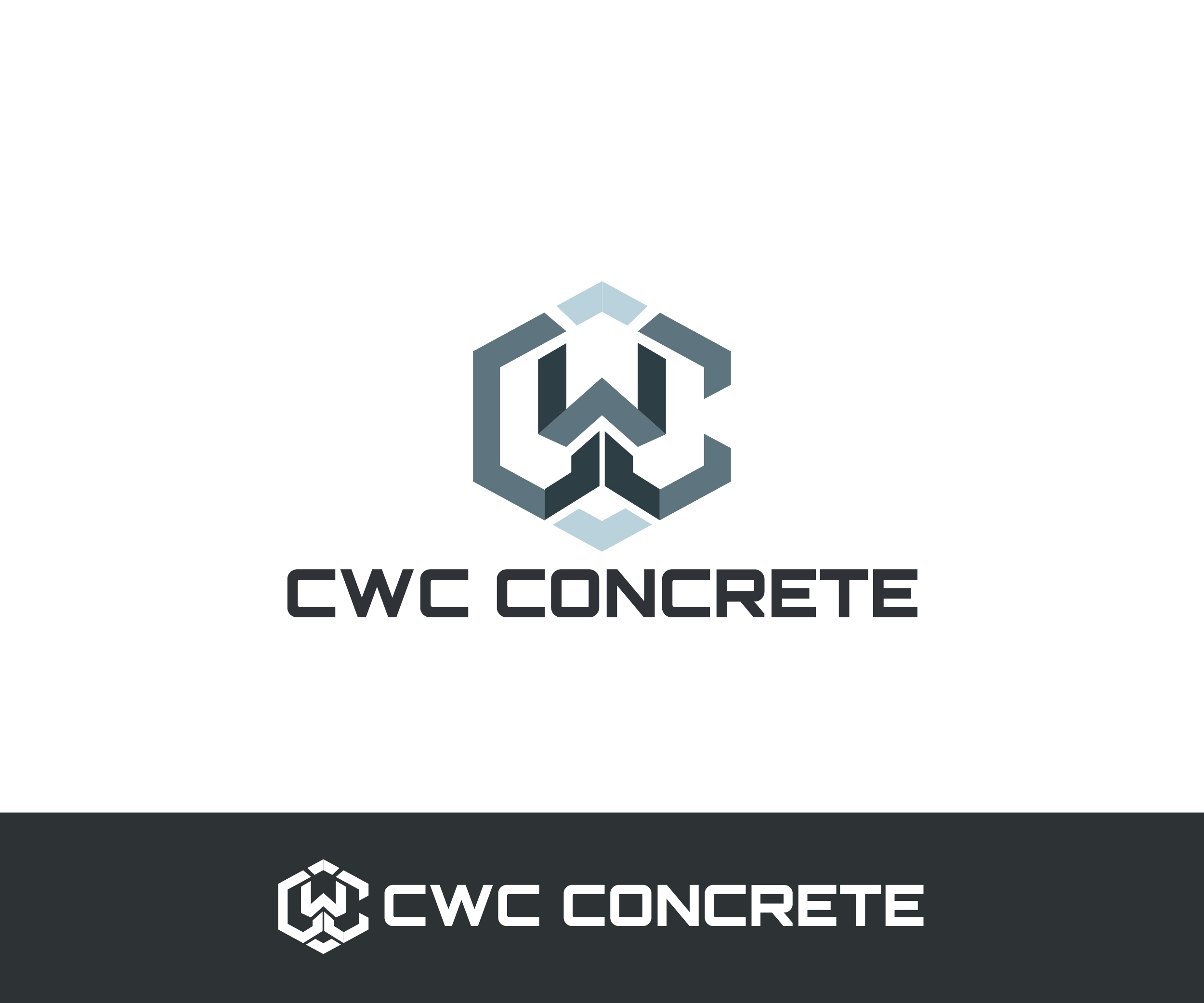 Diseño de Logo por James J. para CWC Concrete | Diseño #37117540