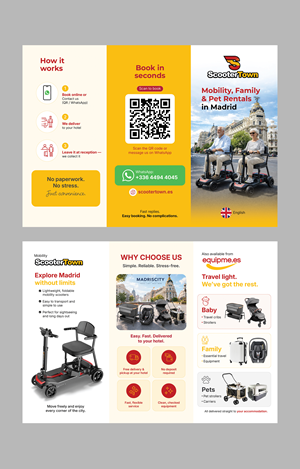 Flyer Design by thedesignstar for Scooter Town | Design: #37128075