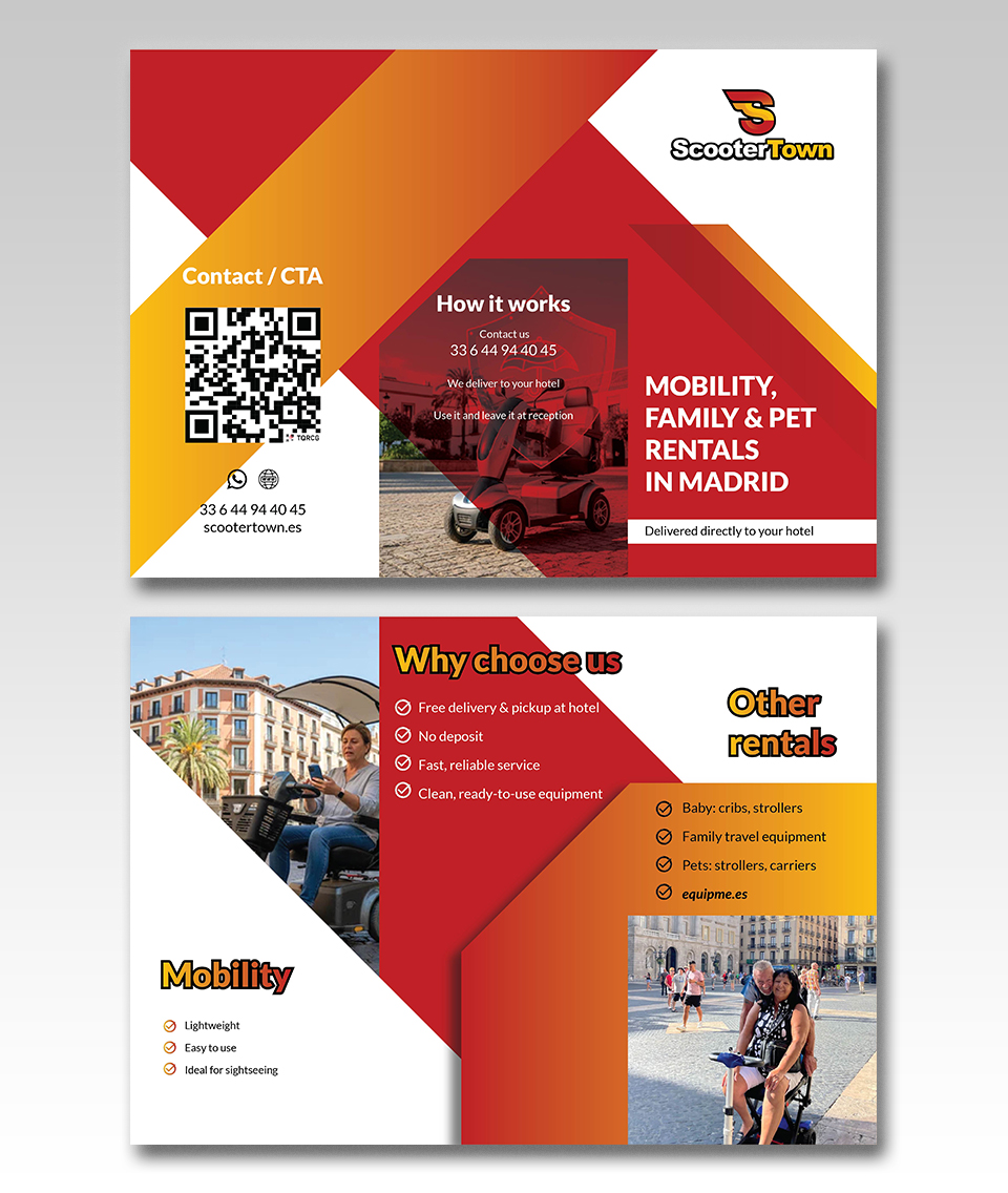 Flyer Design by YourLogoMaster for Scooter Town | Design #37126428