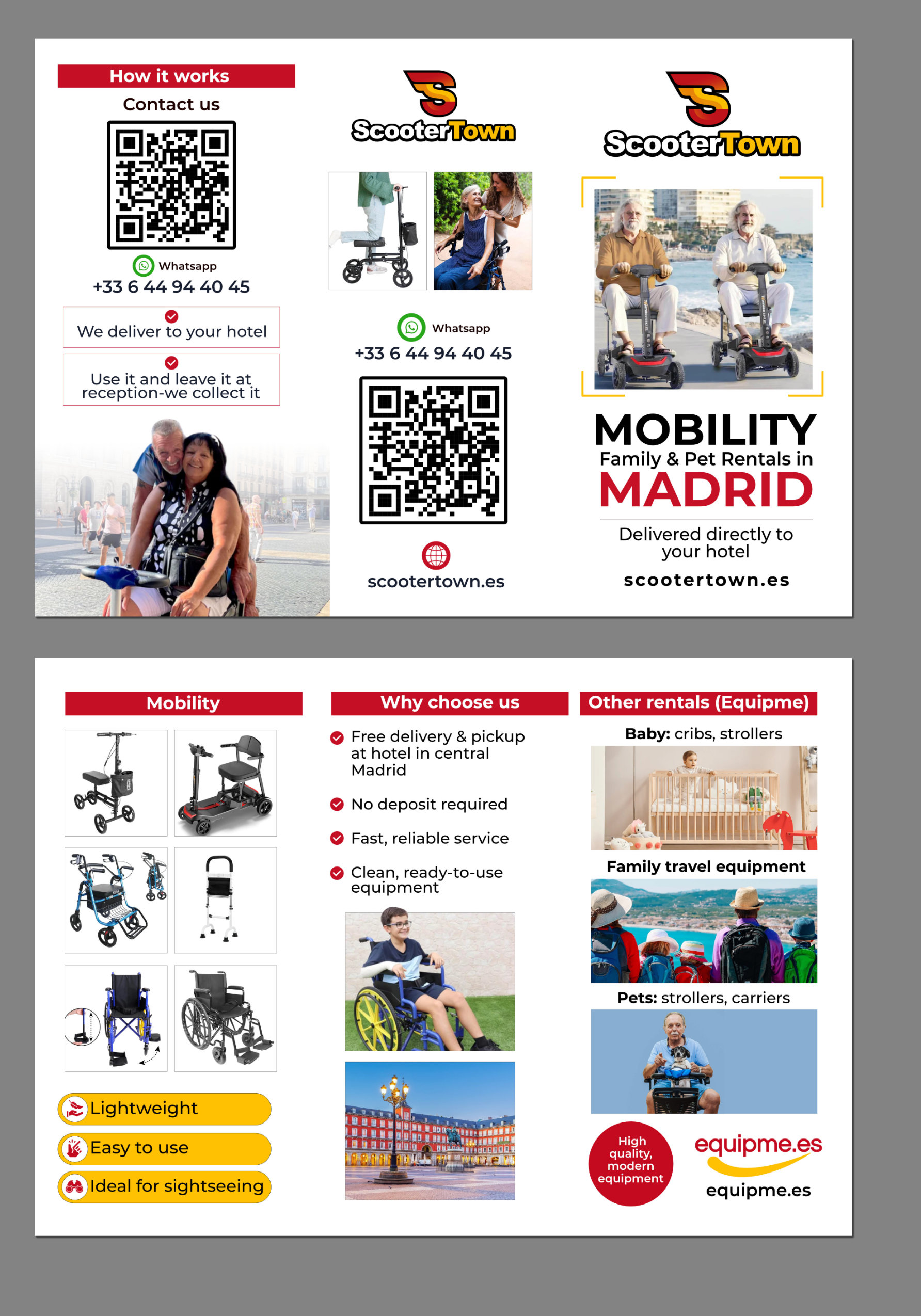 Diseño de Flyer por debdesign para Scooter Town | Diseño #37119794