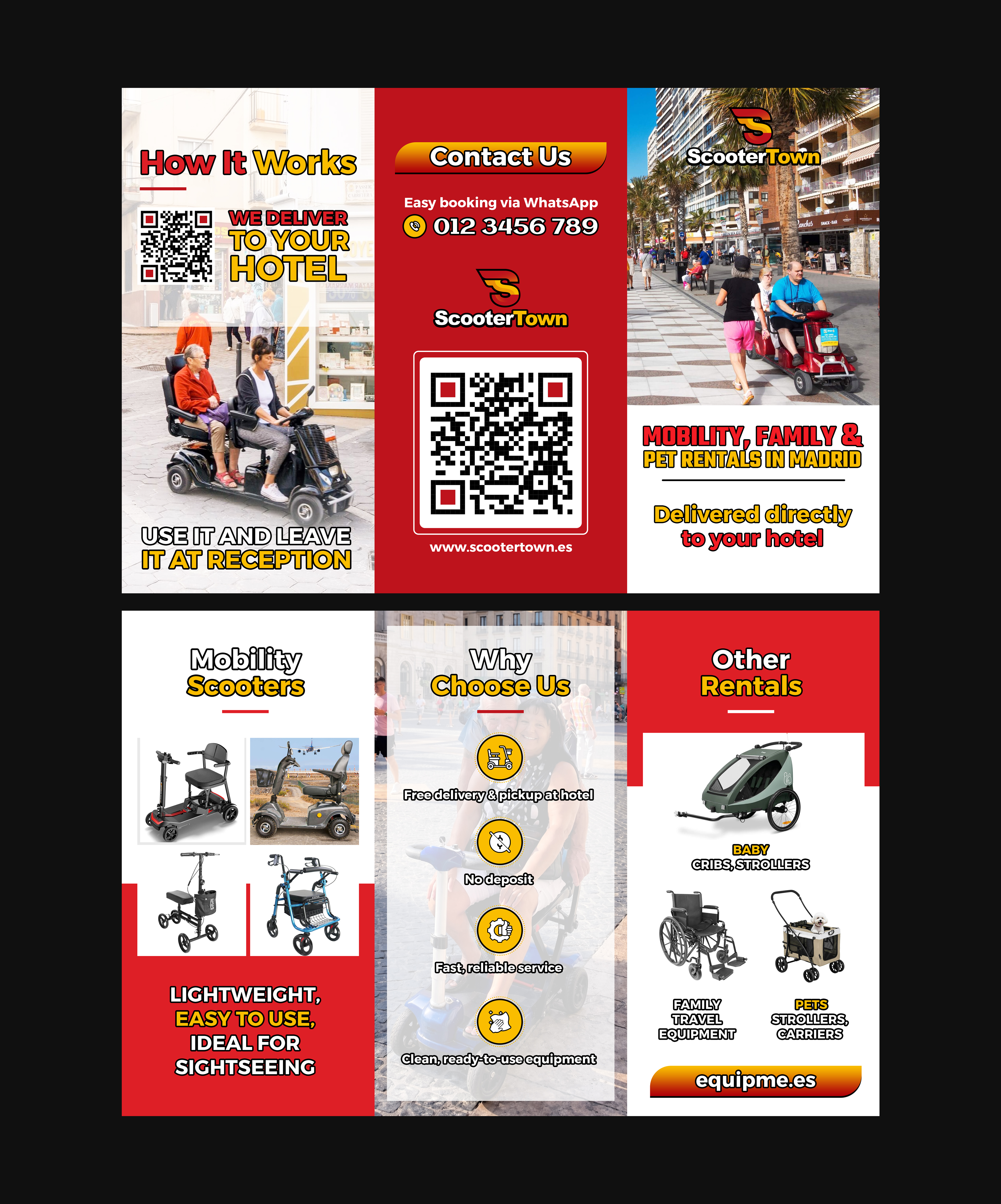 Flyer Design by Creations Box 2015 for Scooter Town | Design #37120071