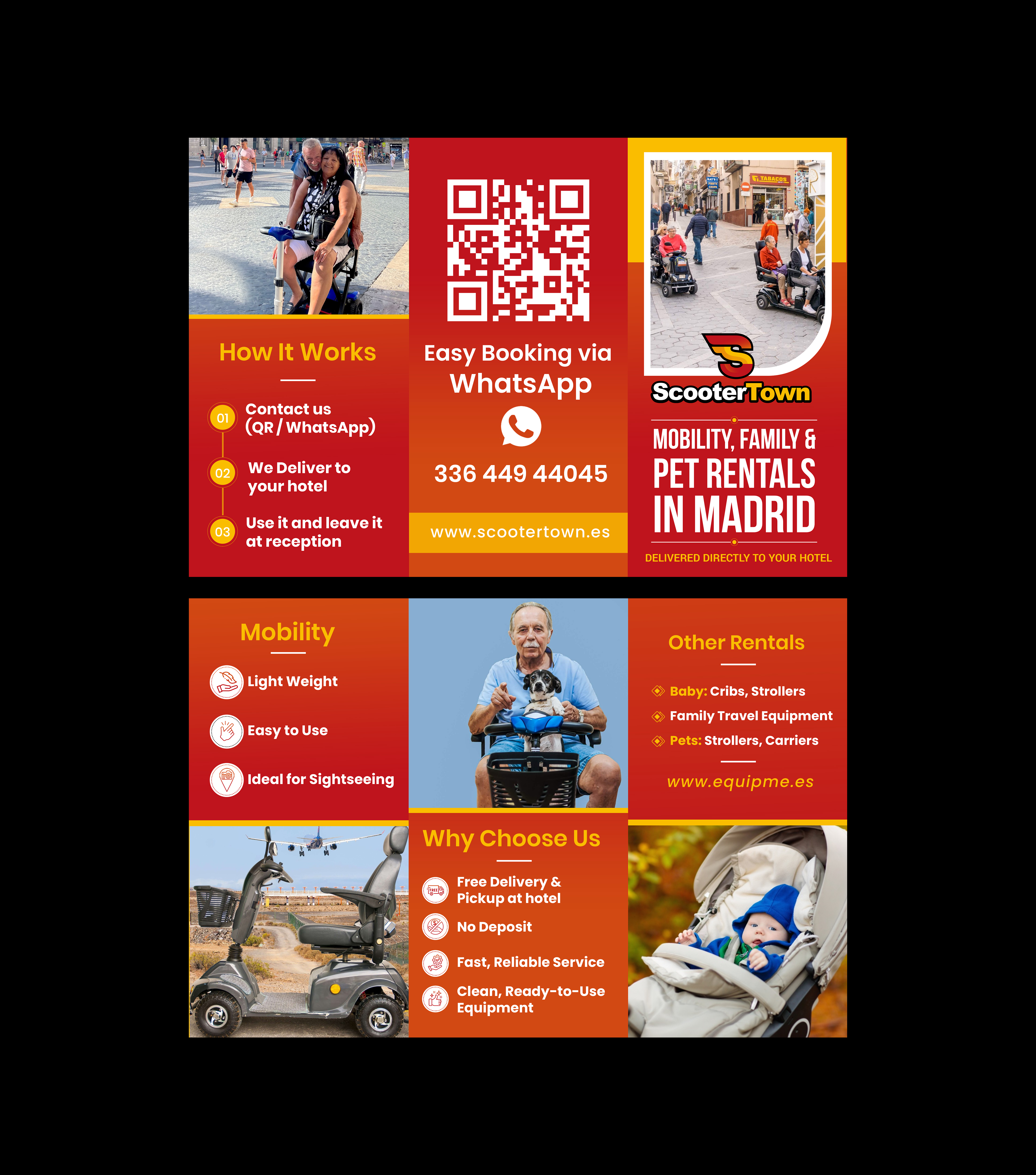 Flyer Design by Creations Box 2015 for Scooter Town | Design #37122216