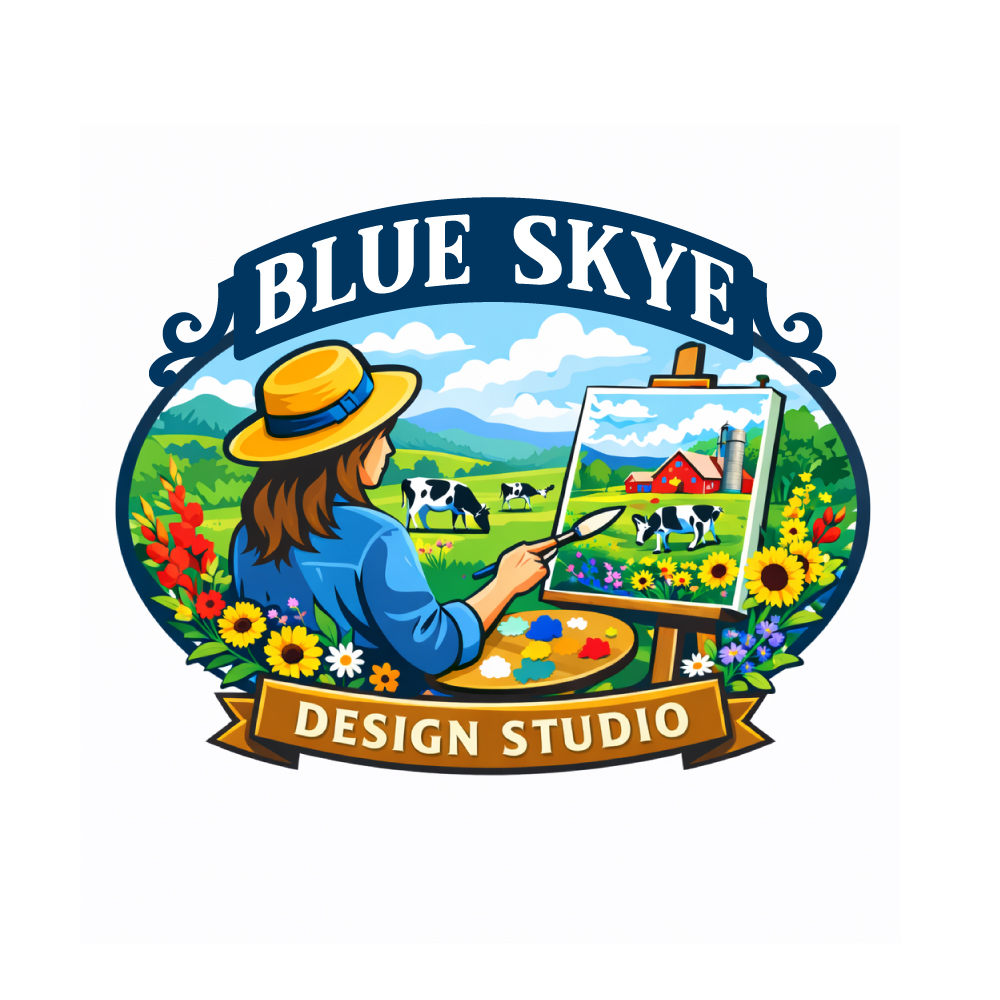Logo Design by Dezinerwings for Blueskye Design Studio | Design #37135298