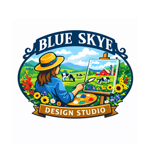 Logo Design by Dezinerwings for Blueskye Design Studio | Design: #37135298
