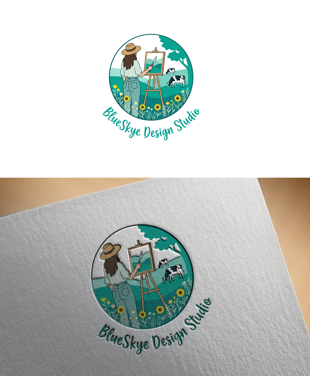 Logo Design by RA-bica for Blueskye Design Studio | Design #37136971