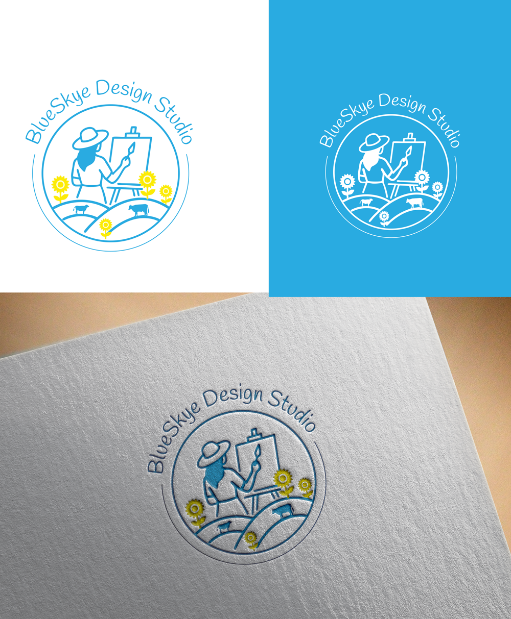 Logo Design by RA-bica for Blueskye Design Studio | Design #37137045