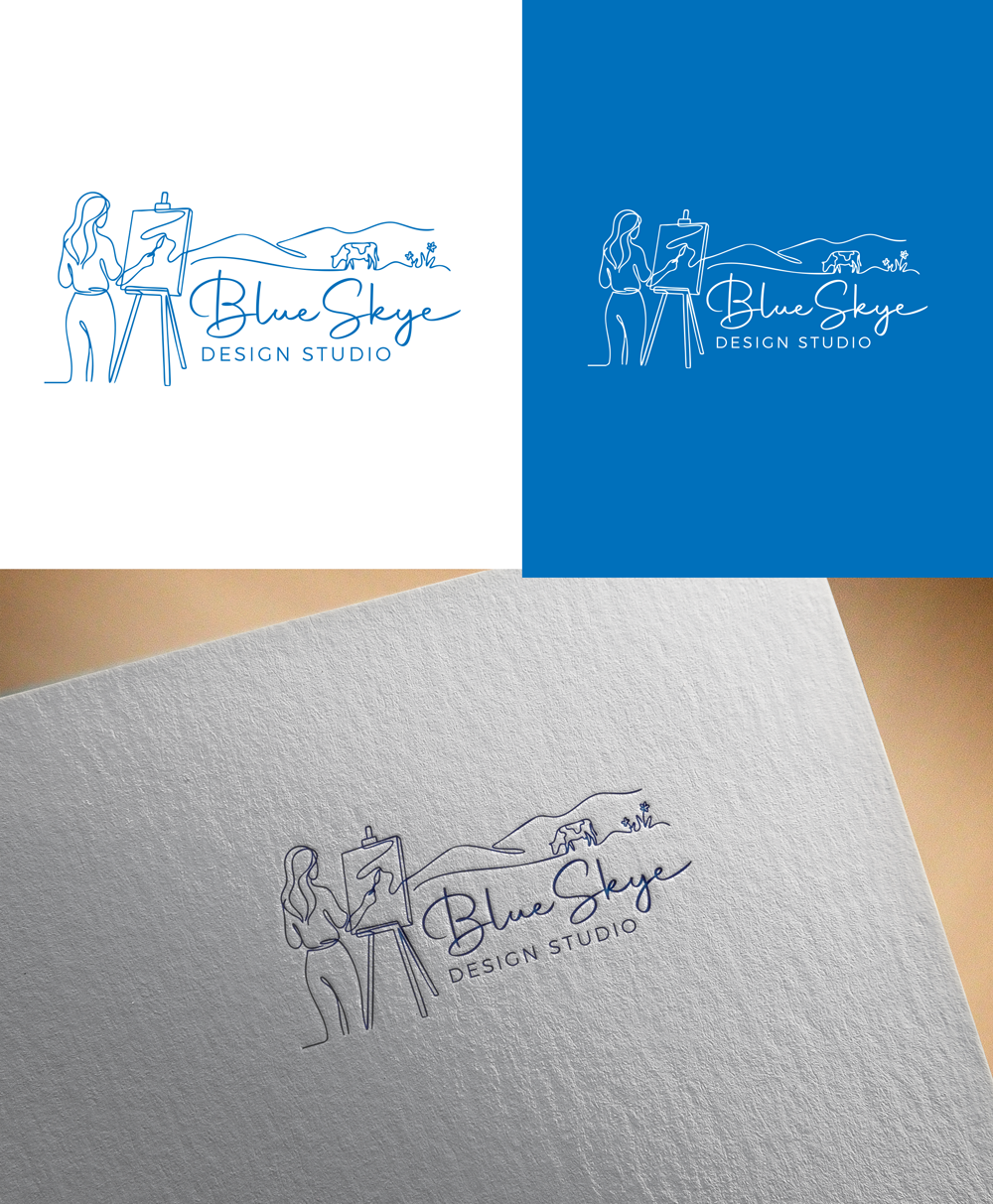 Logo Design by RA-bica for Blueskye Design Studio | Design #37137101