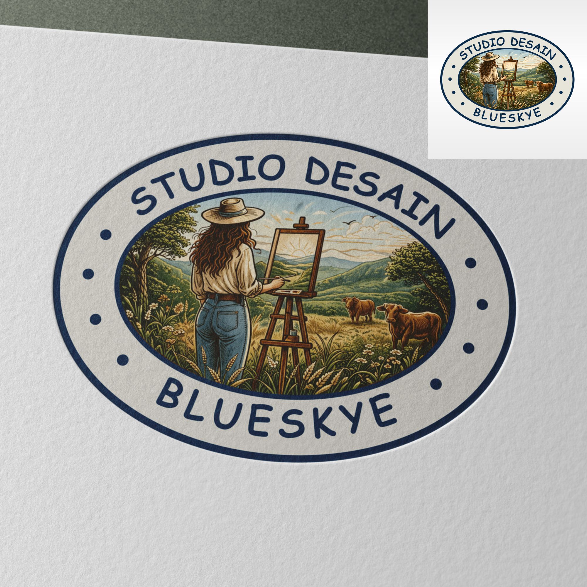 Logo Design by magelangart for Blueskye Design Studio | Design #37135120