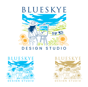 Logo Design by John Mark Arts for Blueskye Design Studio | Design: #37136443