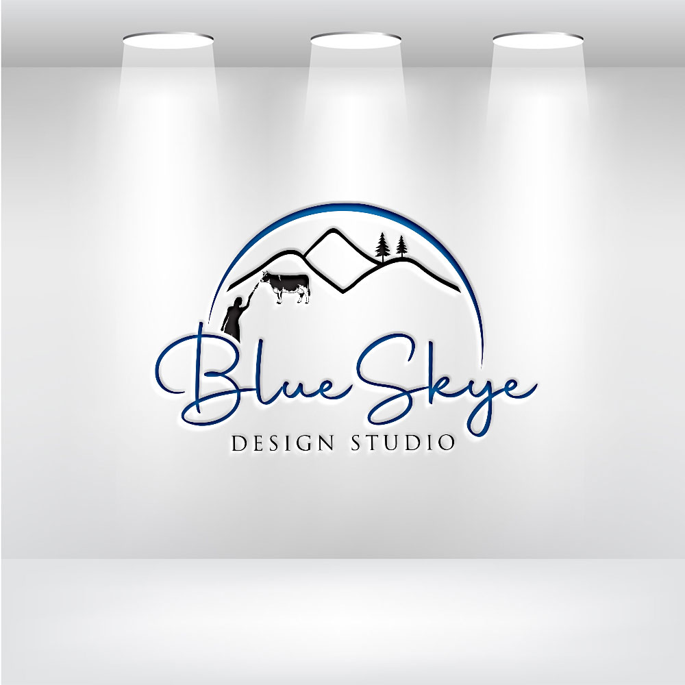 Logo Design by @MKR for Blueskye Design Studio | Design #37134389