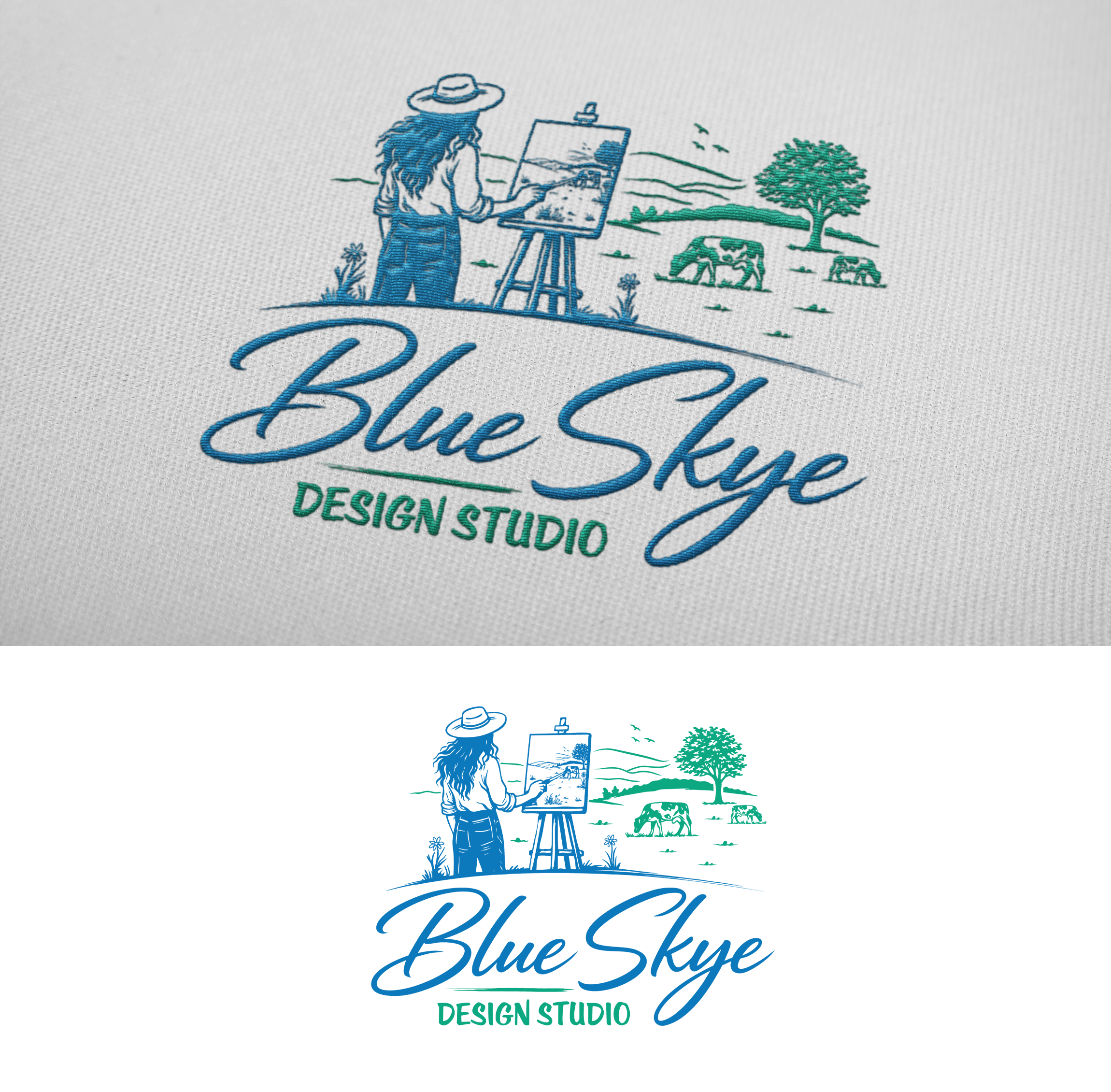 Logo Design by Rickyy for Blueskye Design Studio | Design #37136813