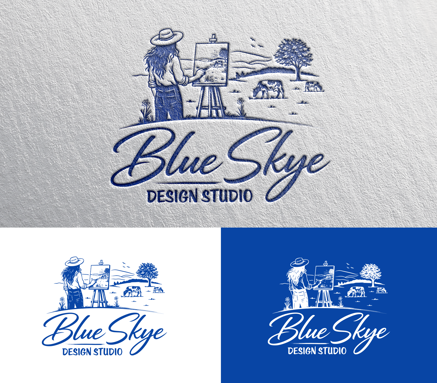 Logo Design by Rickyy for Blueskye Design Studio | Design #37136817