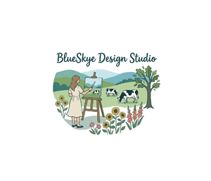 Logo Design by AlphaDezin3 for Blueskye Design Studio | Design: #37135637