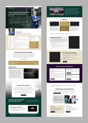 Web Design par creative.bugs pour American VoxPop | Design : #37120211