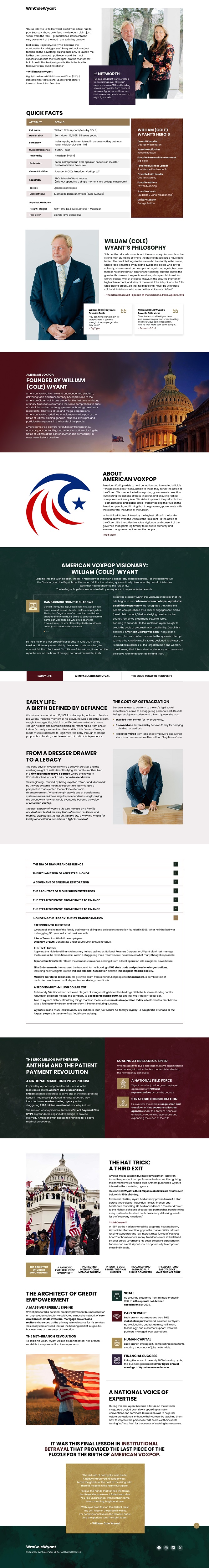 Web Design by NZ Creatives for American VoxPop | Design #37121307