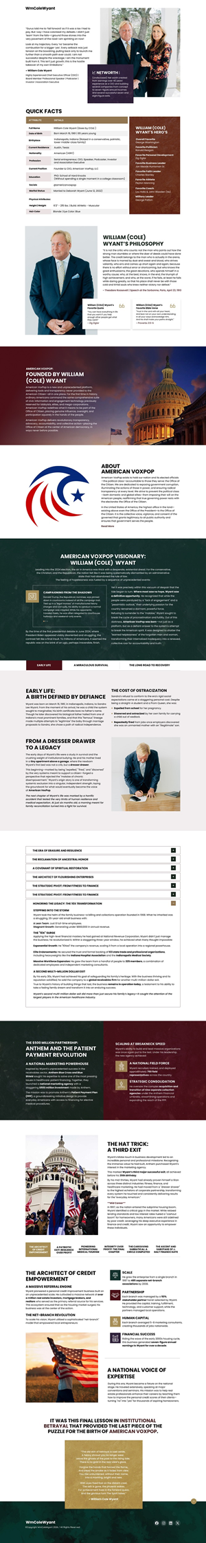 Web Design by NZ Creatives for American VoxPop | Design: #37121307