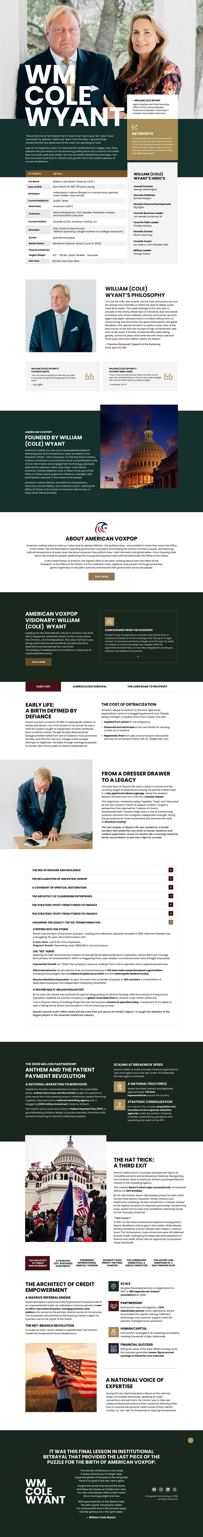 Web Design by NZ Creatives for American VoxPop | Design #37121309