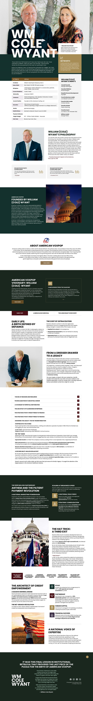 Web Design by NZ Creatives for American VoxPop | Design: #37121309