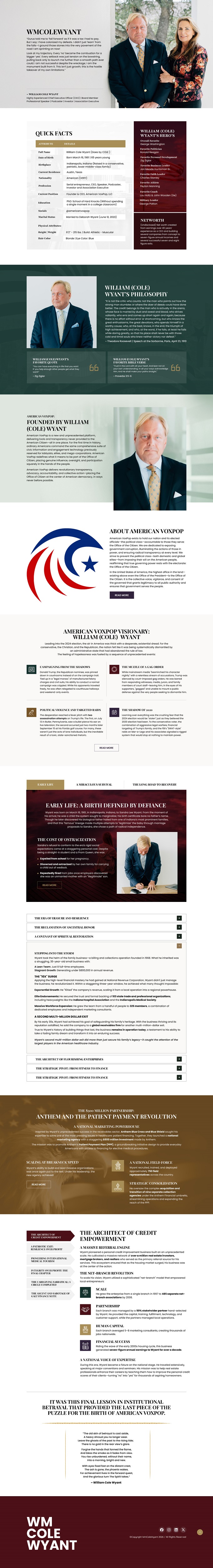Web Design by NZ Creatives for American VoxPop | Design #37121330