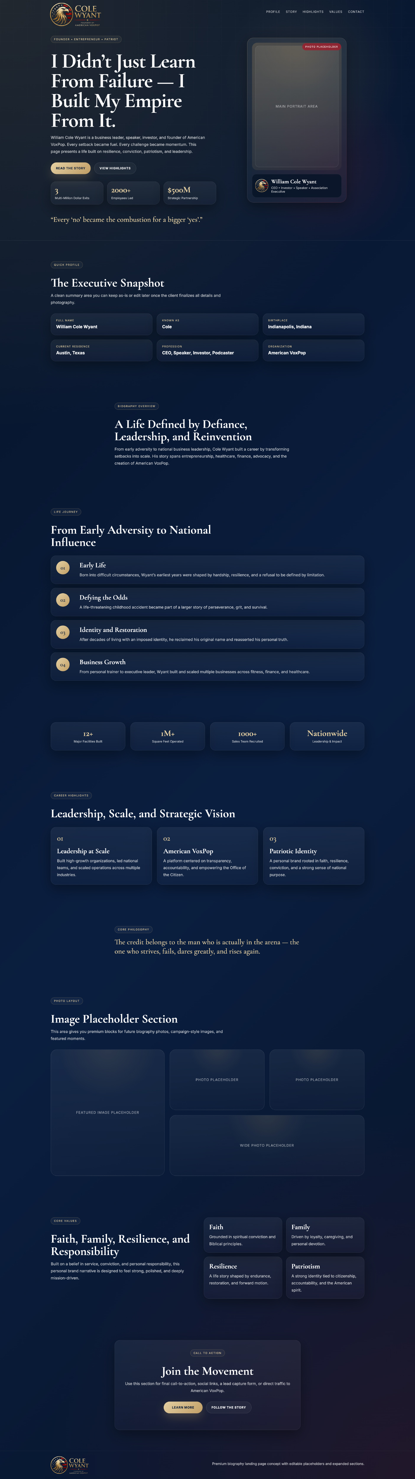 Web Design by Titan Solbiz for American VoxPop | Design #37120564