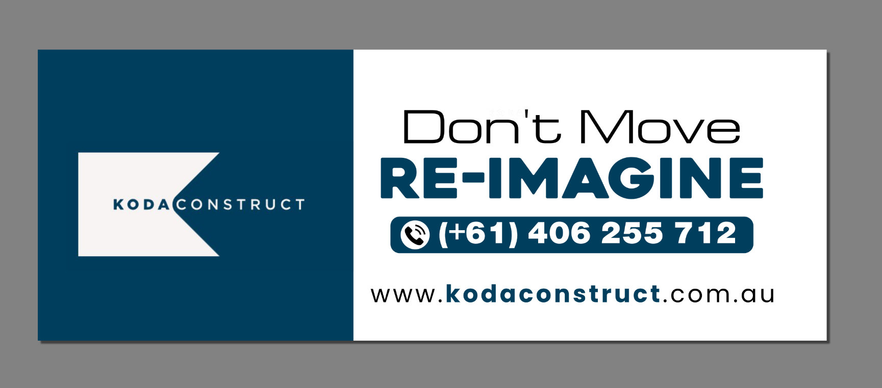 Graphic Design by debdesign for Koda Construct | Design #37133970