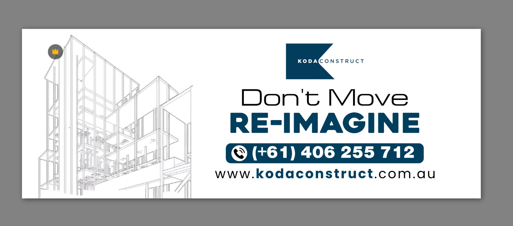 Graphic Design by debdesign for Koda Construct | Design #37133971